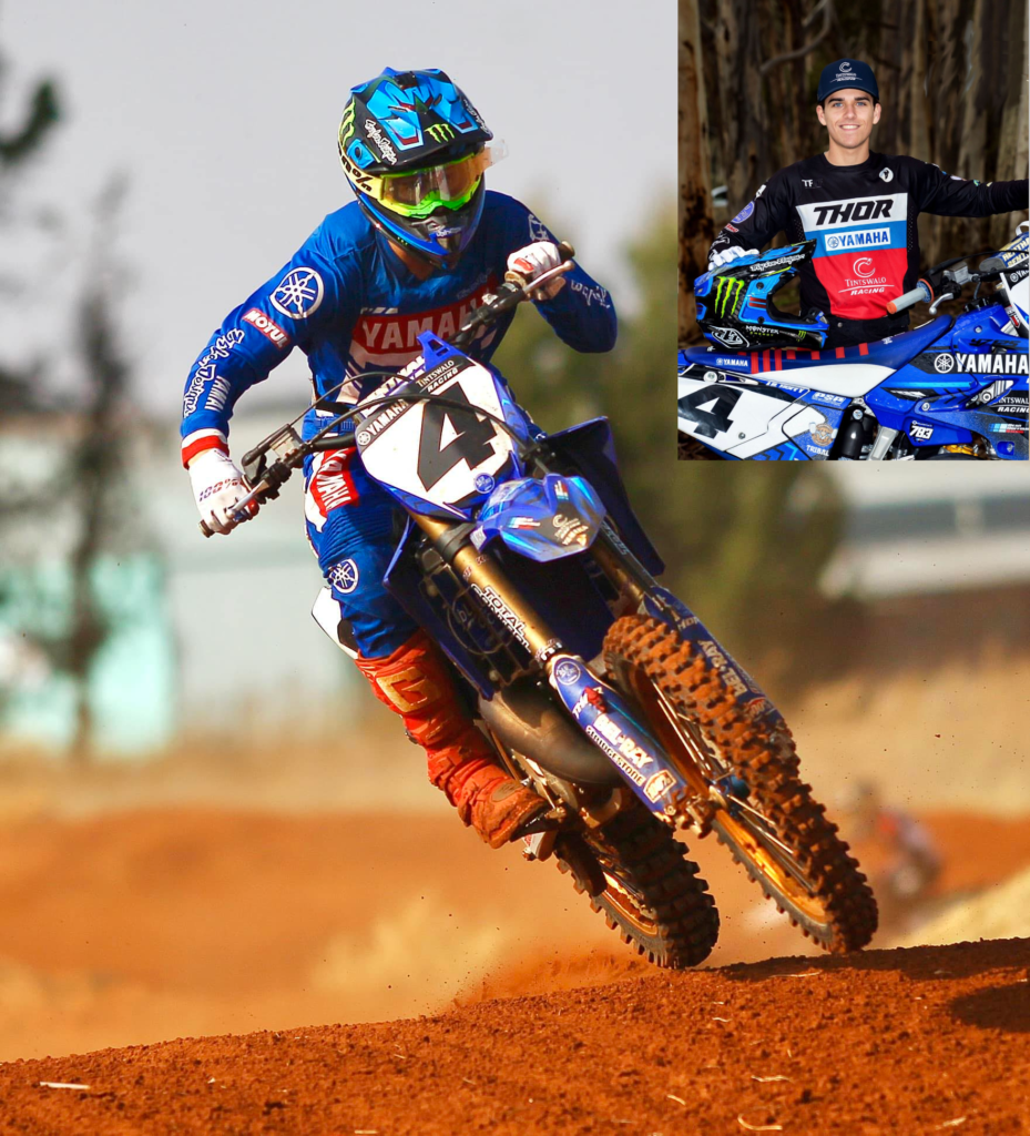 Ethan Hoffman on his Yamaha