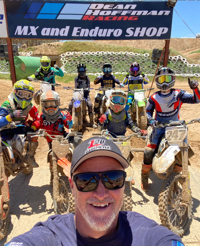 Dean Hoffman with young riders